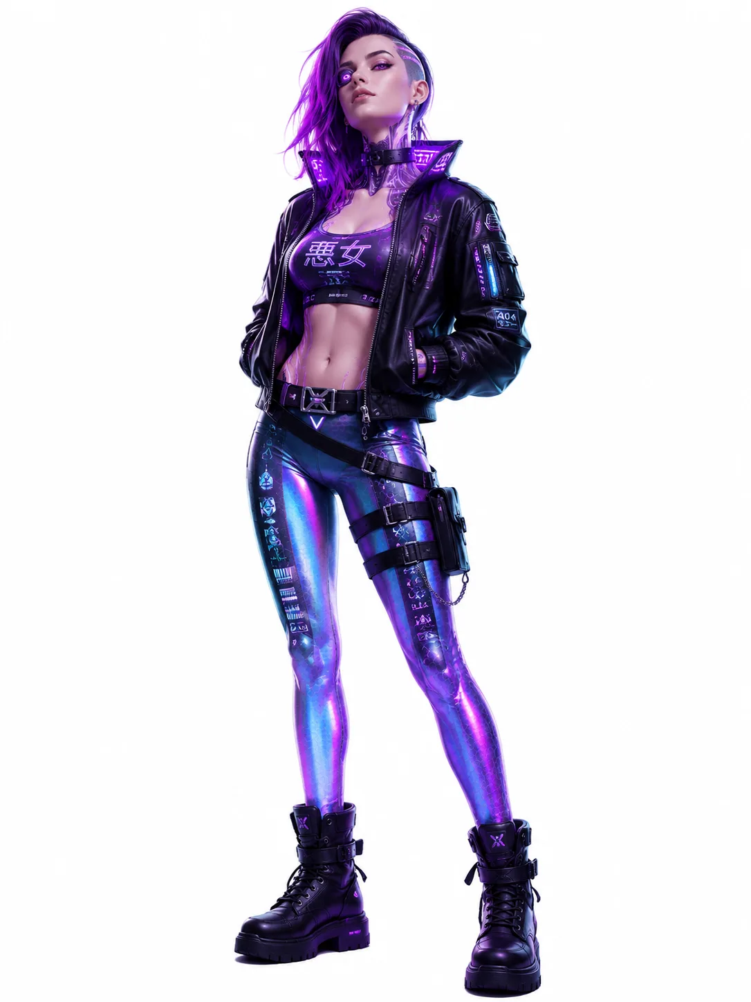 Neon Circuit Hacker