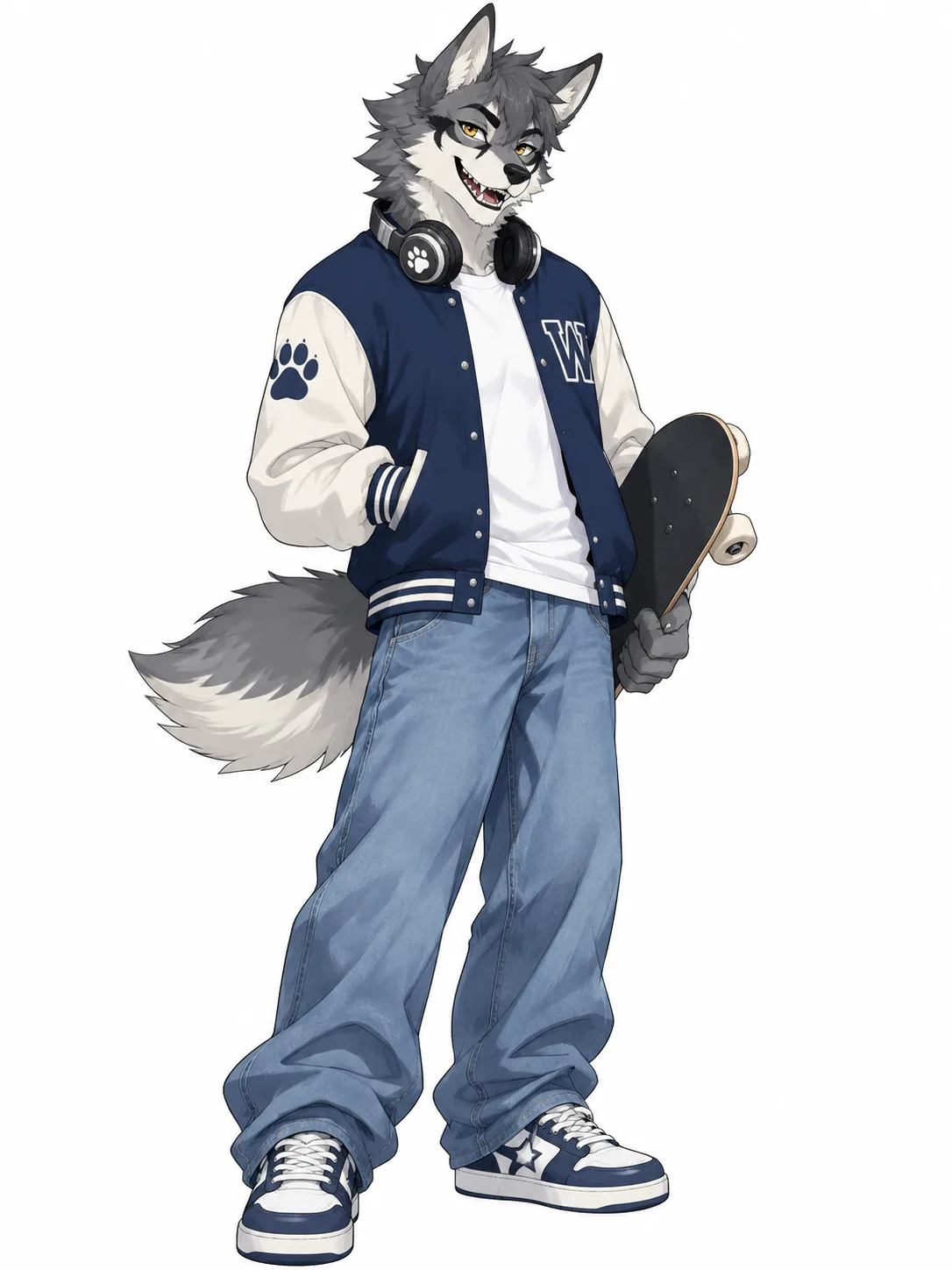 Varsity Wolf Skater